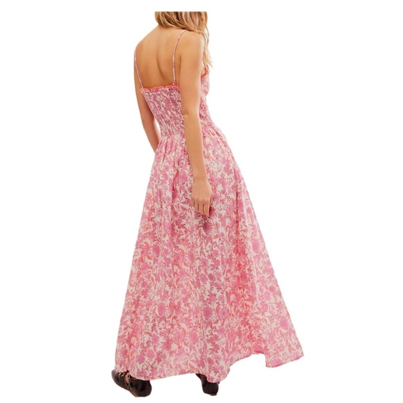 NWT SZ X-SM Sweet Nothings Pink Combo Floral Print Maxi Dress💕 - Picture 2 of 4